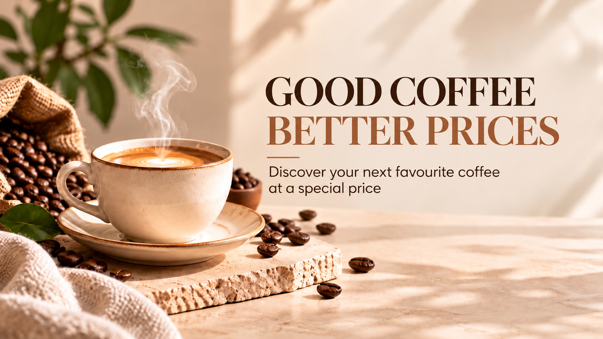 Svaigi grauzdēta Bloom Coffee kafija mājām un birojam